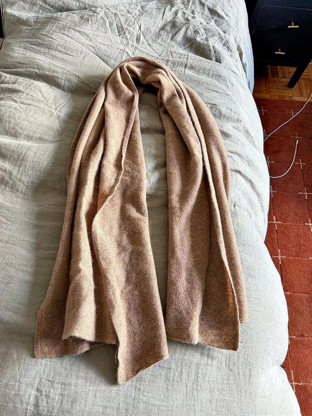 WHITE + WARREN Cashmere Travel Wrap Brown